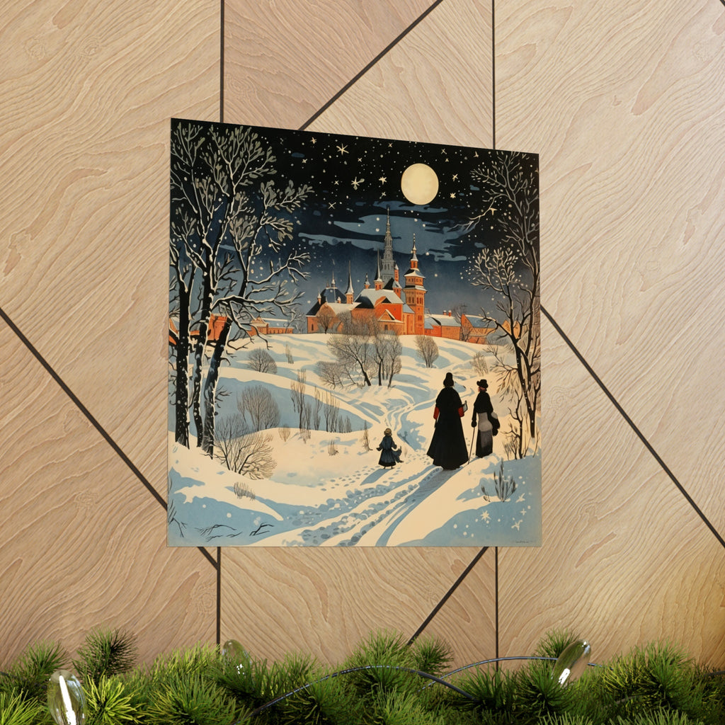 Art Illustration Poster Inspired by Doctor Zhivago by Boris Pasternak Literary Art Home Decor for Readers