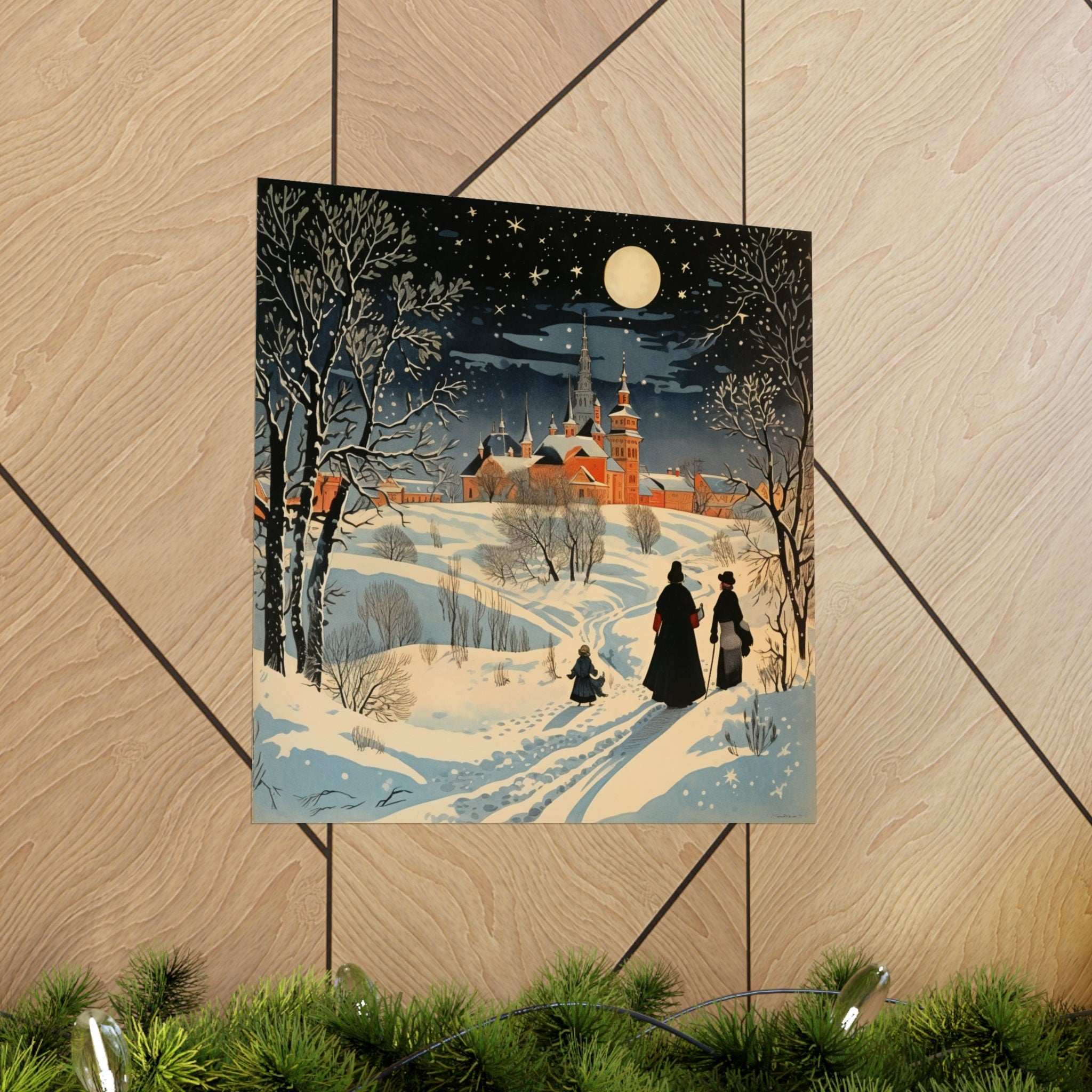 Art Illustration Poster Inspired by Doctor Zhivago by Boris Pasternak Literary Art Home Decor for Readers