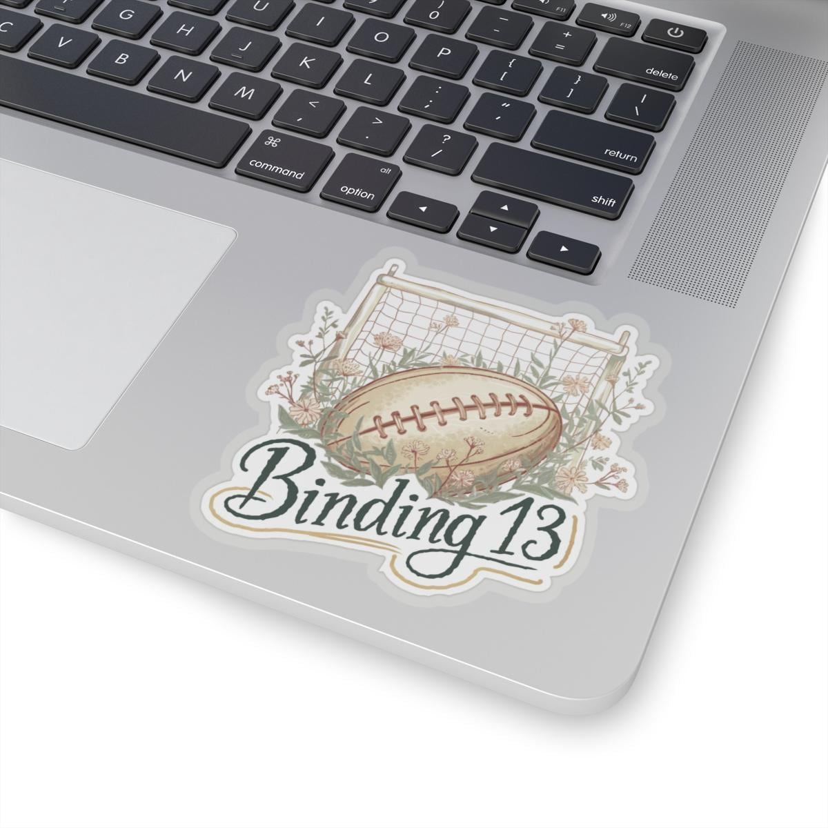 Binding 13 sticker, Rugby Ball and Wildflowers, Shannon Lynch Johnny Kavanagh, Boys of Tommen readers, Gift for Friends to Lovers fans