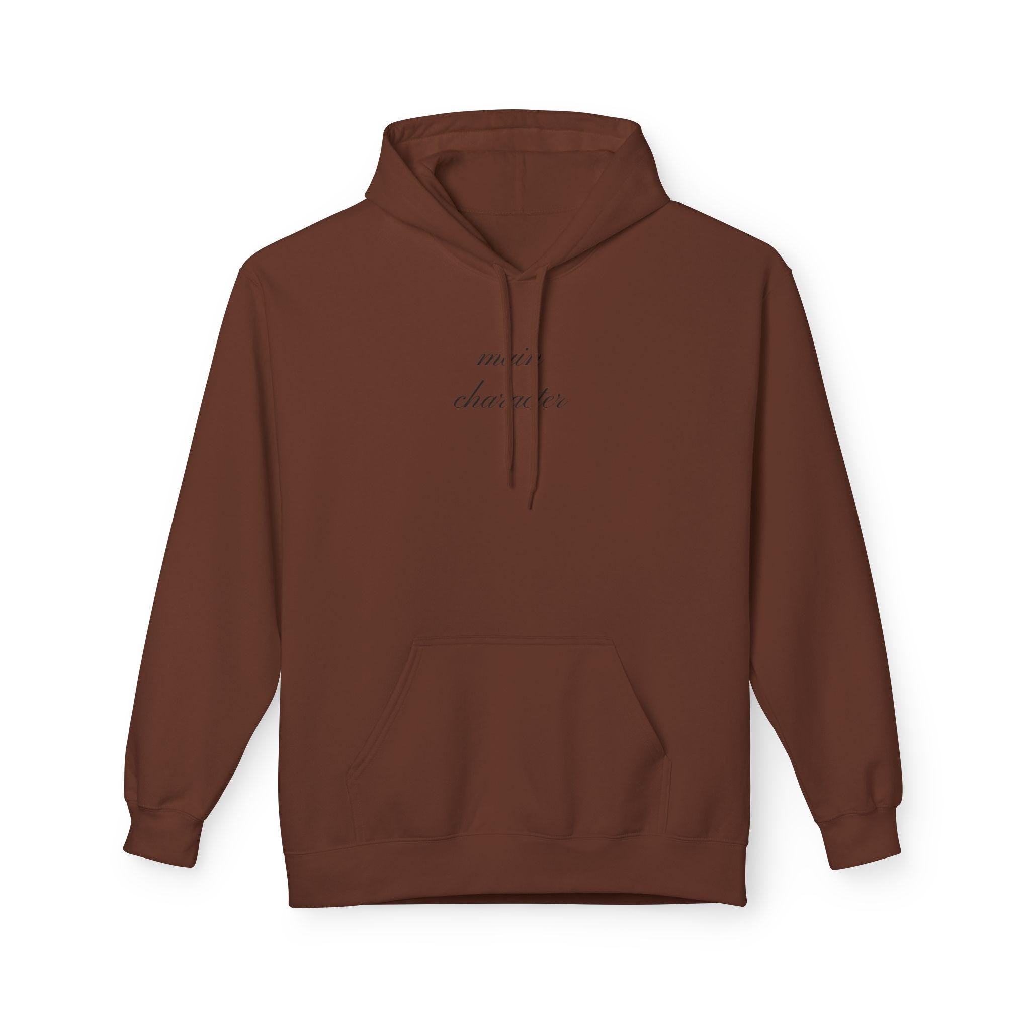 Main Character Hoodie - Elegant Unisex Fleece Hoodie for Teens & Adults - Perfect Gift for Friends and Siblings