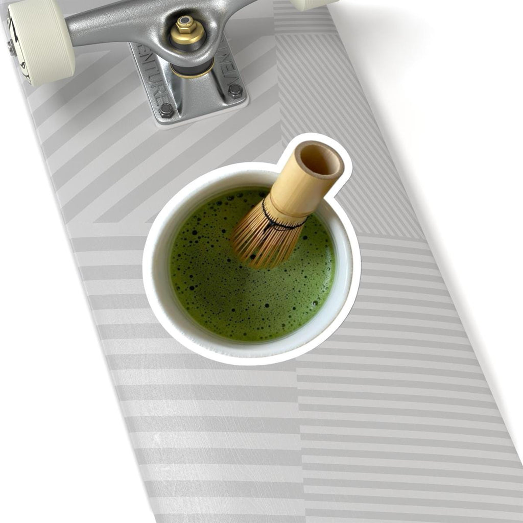 Matcha Whisk Vinyl Sticker | Realistic Matcha Tea Decal for Laptop, Water Bottle & Journal