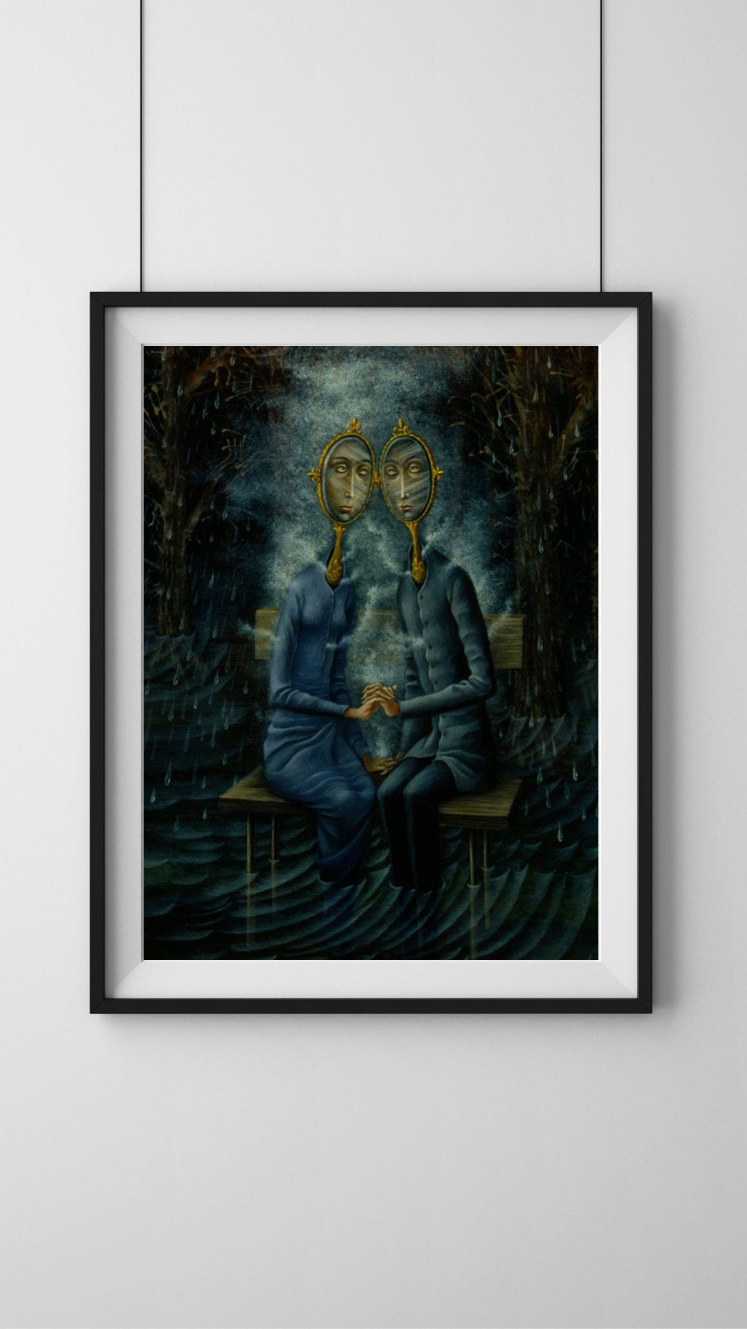 Fine Art Print, Remedios Varo The Lovers, Surrealist Poster, Vintage Masterpiece, Wall Decor