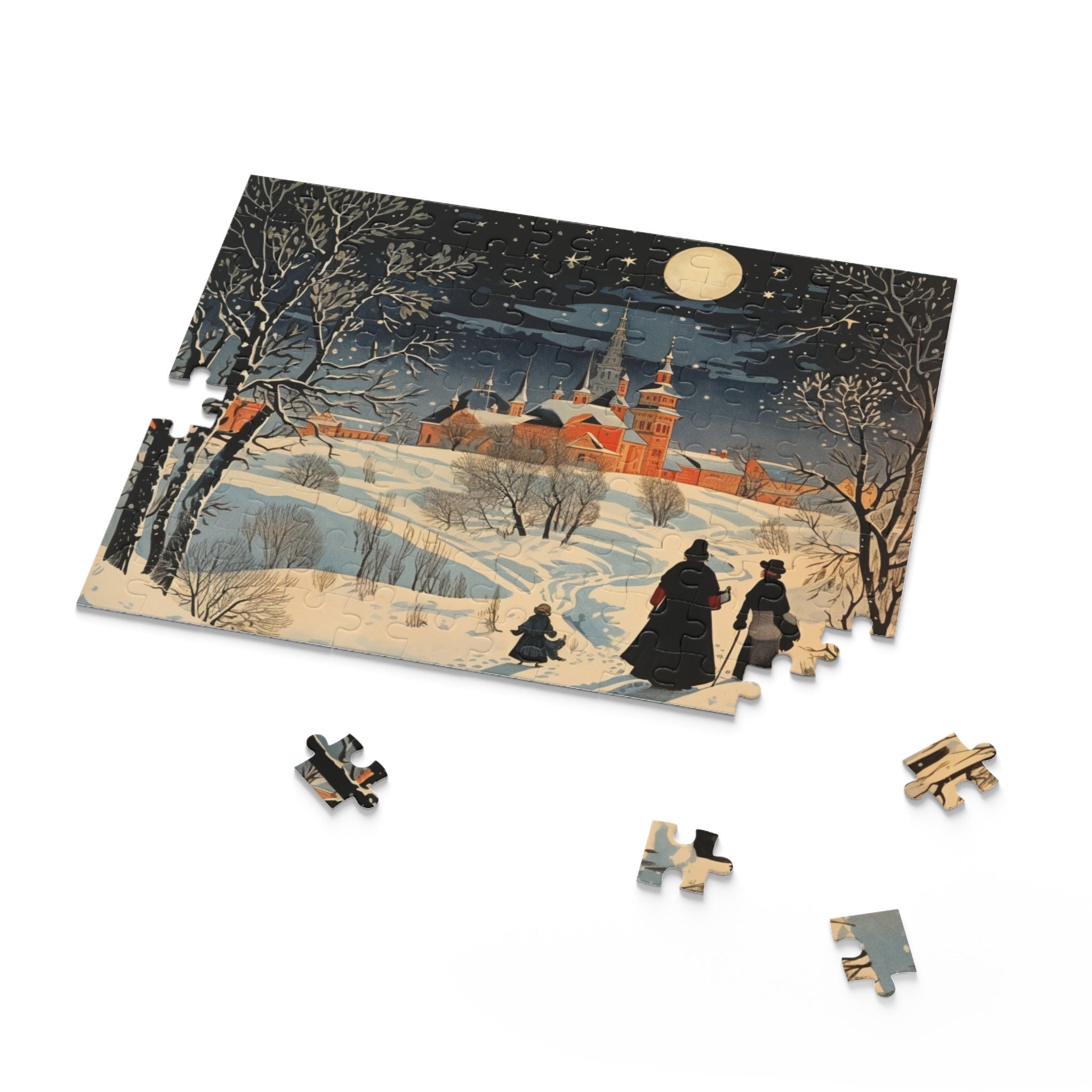 Puzzle inspired by Doctor Zhivago, Literary Artwork, Anxiety Relief, Stress Management, Perfect Gift for Book Lovers