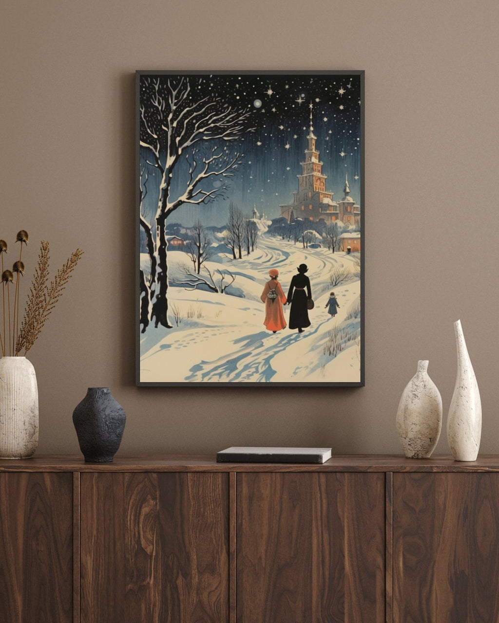 Art Illustration Doctor Zhivago Pasternak Russian literature - Instant Download