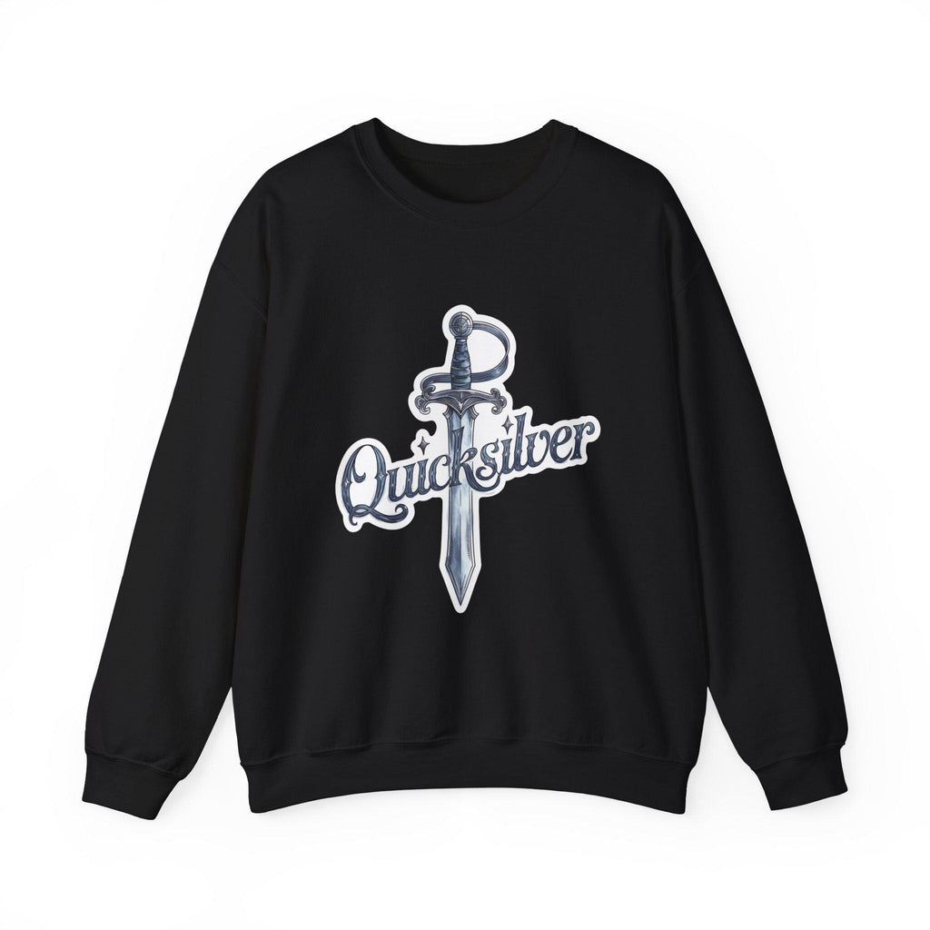 Quicksilver Sword Sweatshirt - Watercolor Book-Inspired Unisex Crewneck - Fae & Alchemy Gift for Book Lovers