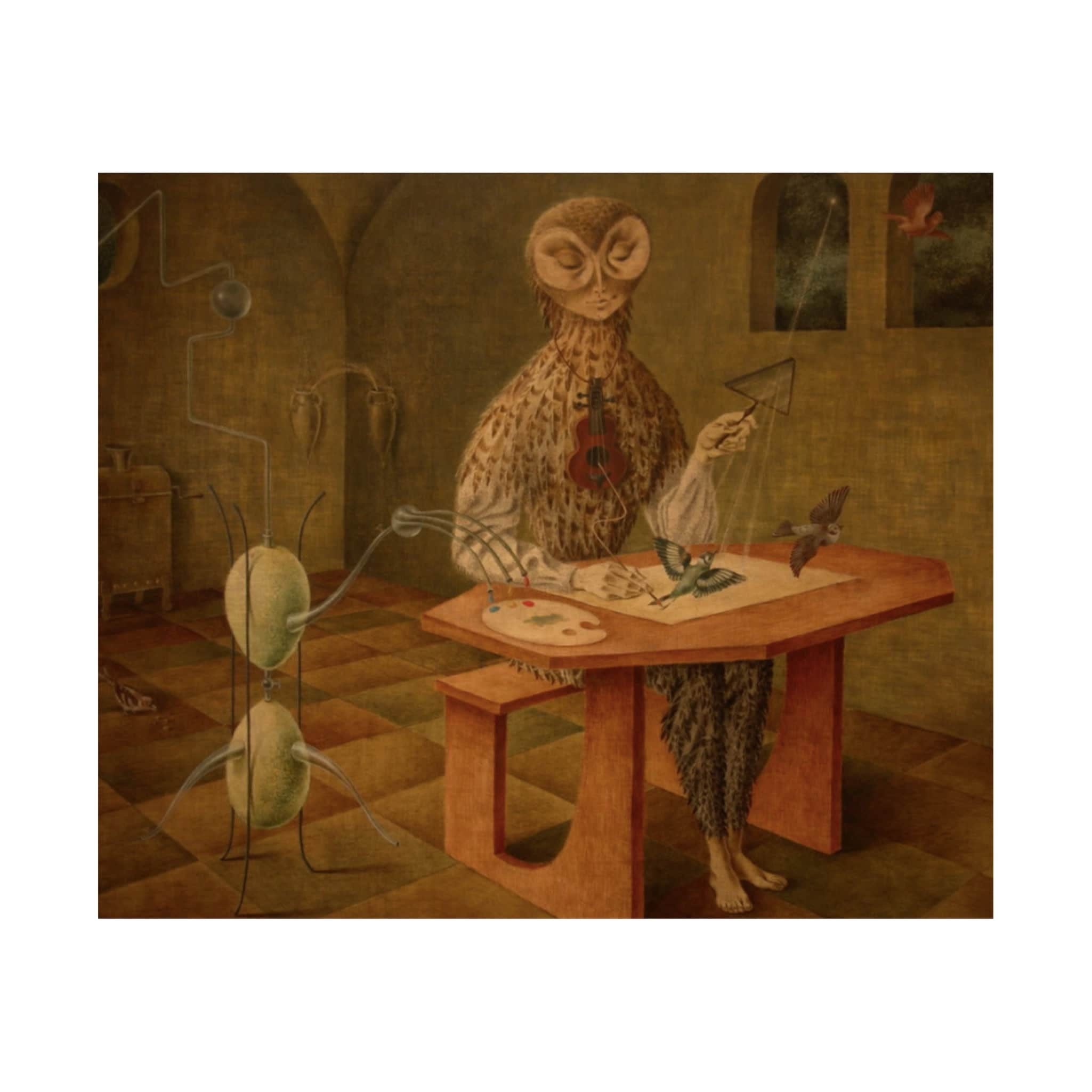 Creation of the Birds by Remedios Varo Art Print - Surrealist Masterpiece - Unique Wall Art