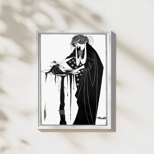 Aubrey Beardsley The Dancer's Reward Print, Art Nouveau Masterpiece, Elegant Matte Poster