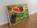 Modern Art Print, Mandril en Agape by Jose de Martin Simon, Contemporary Home Decor