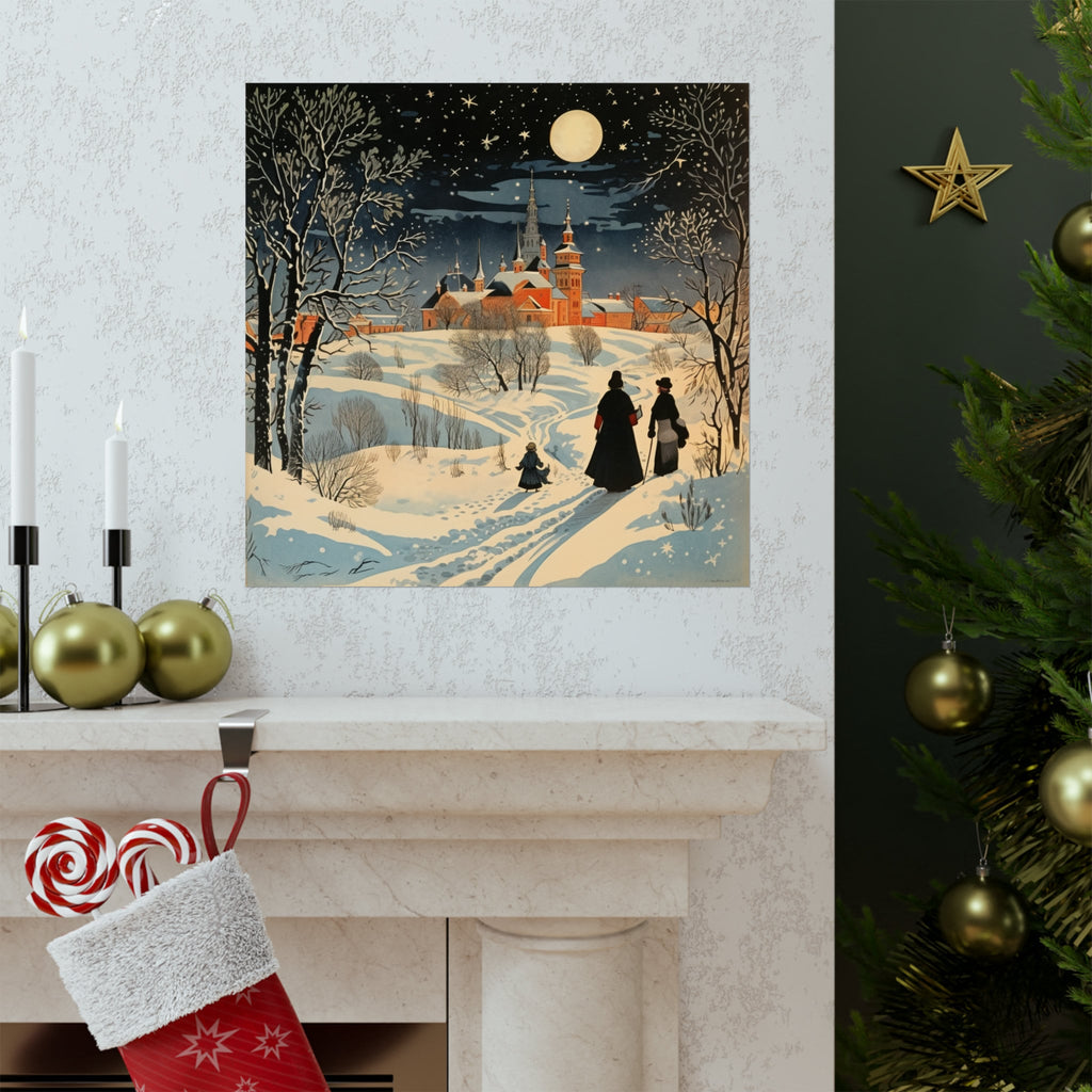 Art Illustration Poster Inspired by Doctor Zhivago by Boris Pasternak Literary Art Home Decor for Readers