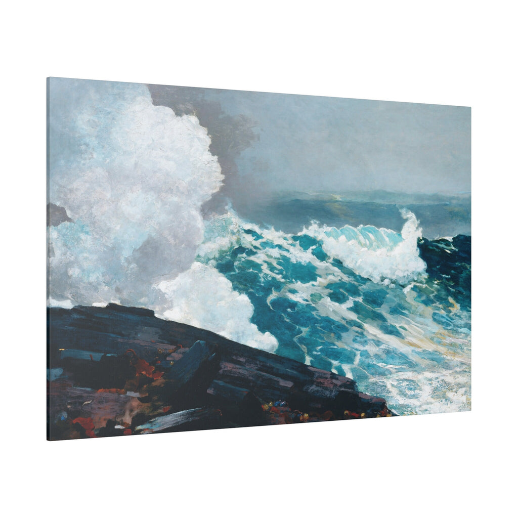 Winslow Homer Northeaster Canvas Print, Majestic Sea Waves Art, Eco Friendly Wall Decor, Perfect Gift Idea