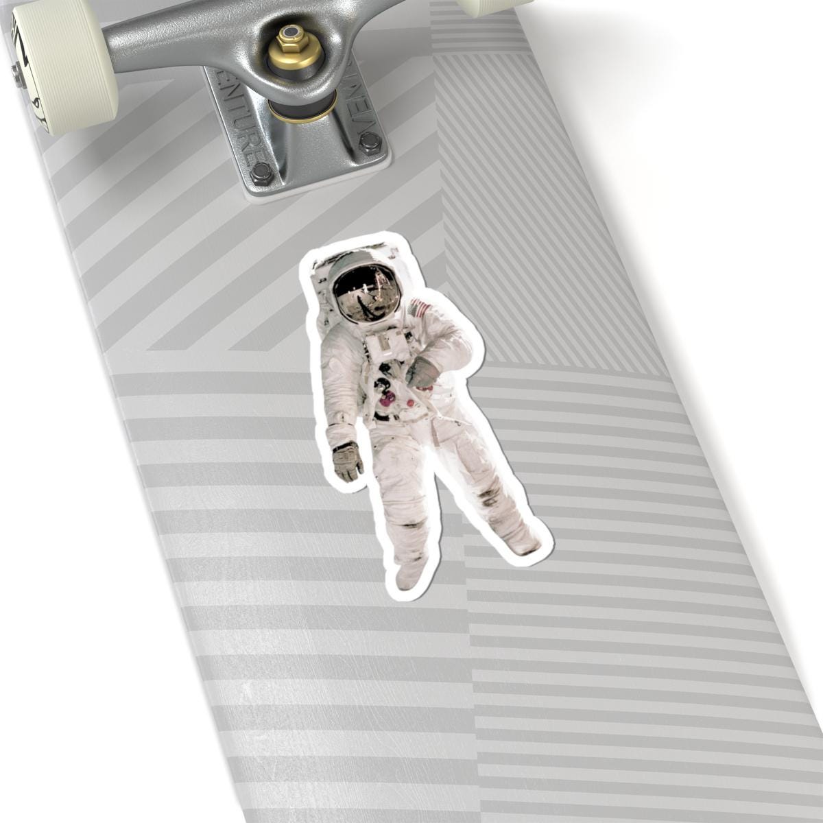 American Astronaut Sticker - Space Enthusiast Gift, Cosmic Decor, Outer Space Laptop Decal, NASA Theme Vinyl Sticker