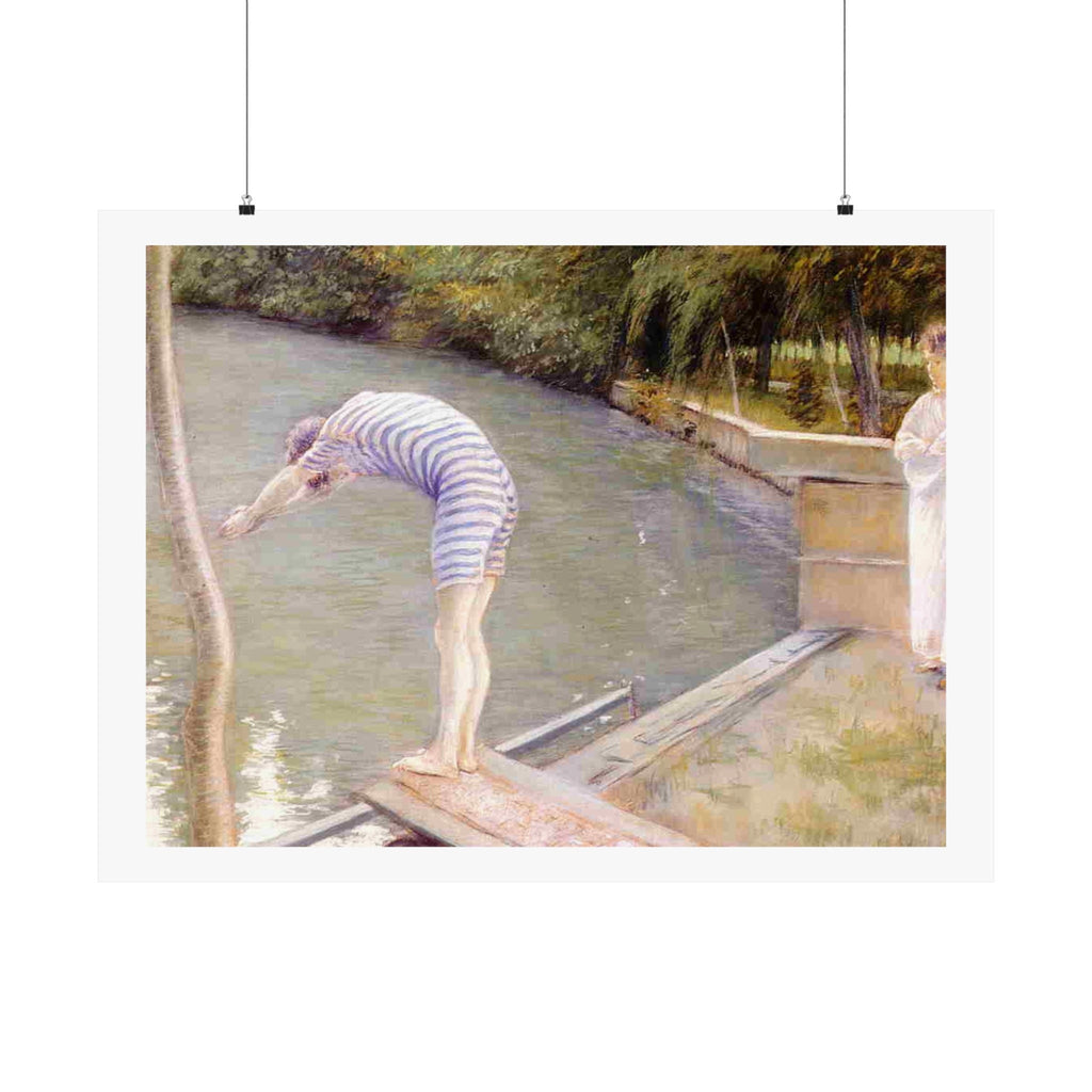Gustave Caillebotte The Bather, Impressionist Art Poster, Elegant Decor for Home and Office