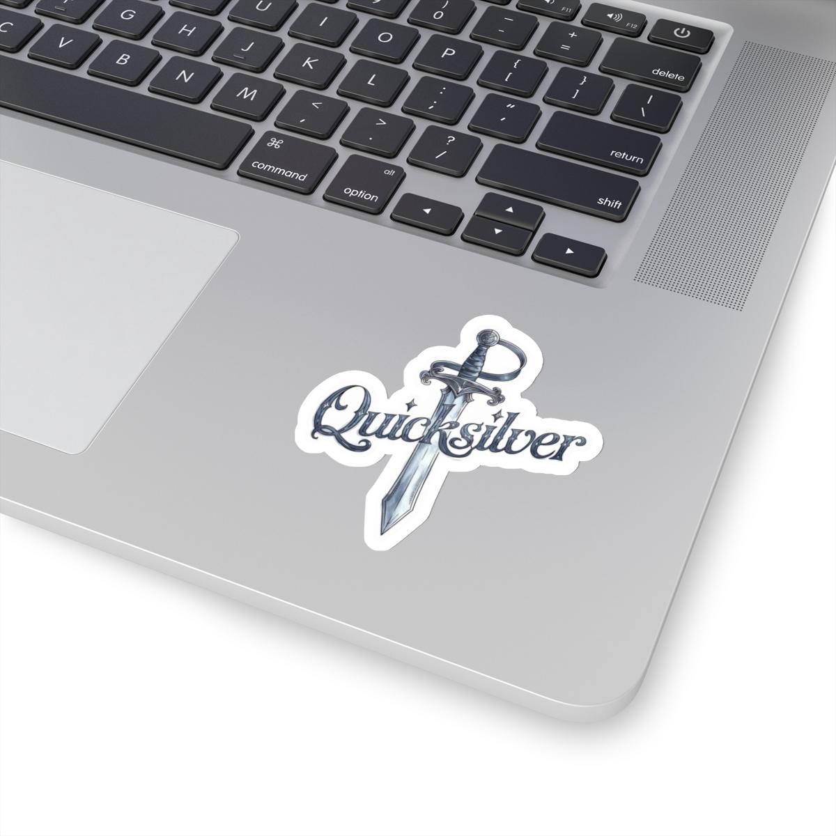 Quicksilver Sticker, Book by Callie Hart, Sword Decal, Gift for Fae & Alchemy Fans, Perfect Present for Book Lovers