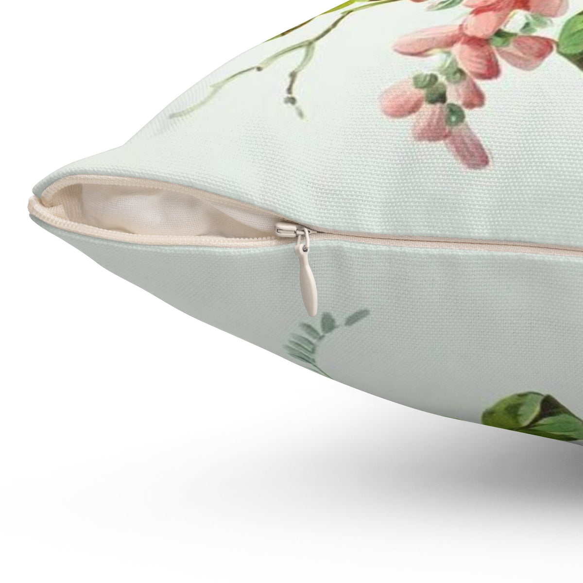 Renaissance Floral Bird Throw Pillow – Double-Sided Art Decor