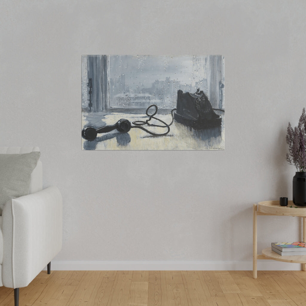 Soviet Art Canvas Print, Waiting by Yuri Pimenov, Iconic Socialist Realism Art for Home Decor