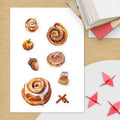 Cozy Autumn Sticker Sheet, Pumpkin, Cinnamon Bun, Coffee, Perfect Fall Aesthetic for Notebooks, Laptops, Water Bottle