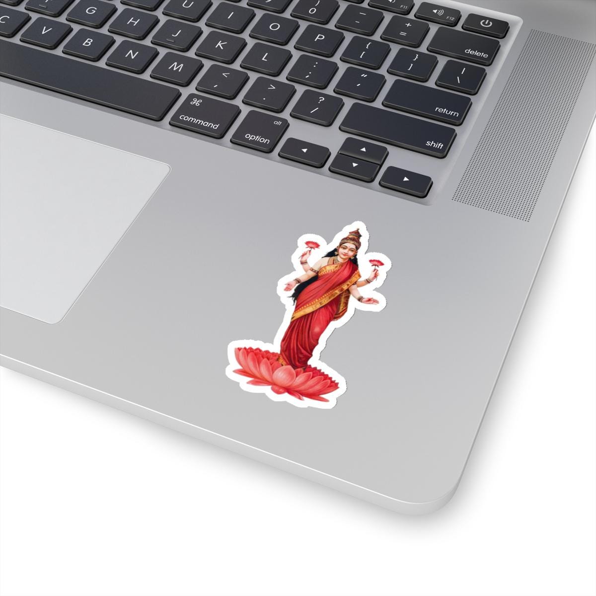 Lakshmi Hindu Goddess Decal Sticker, Perfect for Laptop and Water Bottle, Great Gift