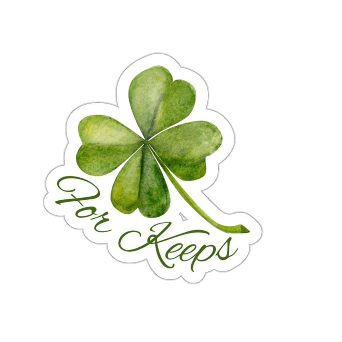 Lucky Clover Stickers For Keeps inspired by Boys of Tommen, Ireland, Cork, Friends-to-lovers, Binding 13, St Patricks Day, Literary Decal