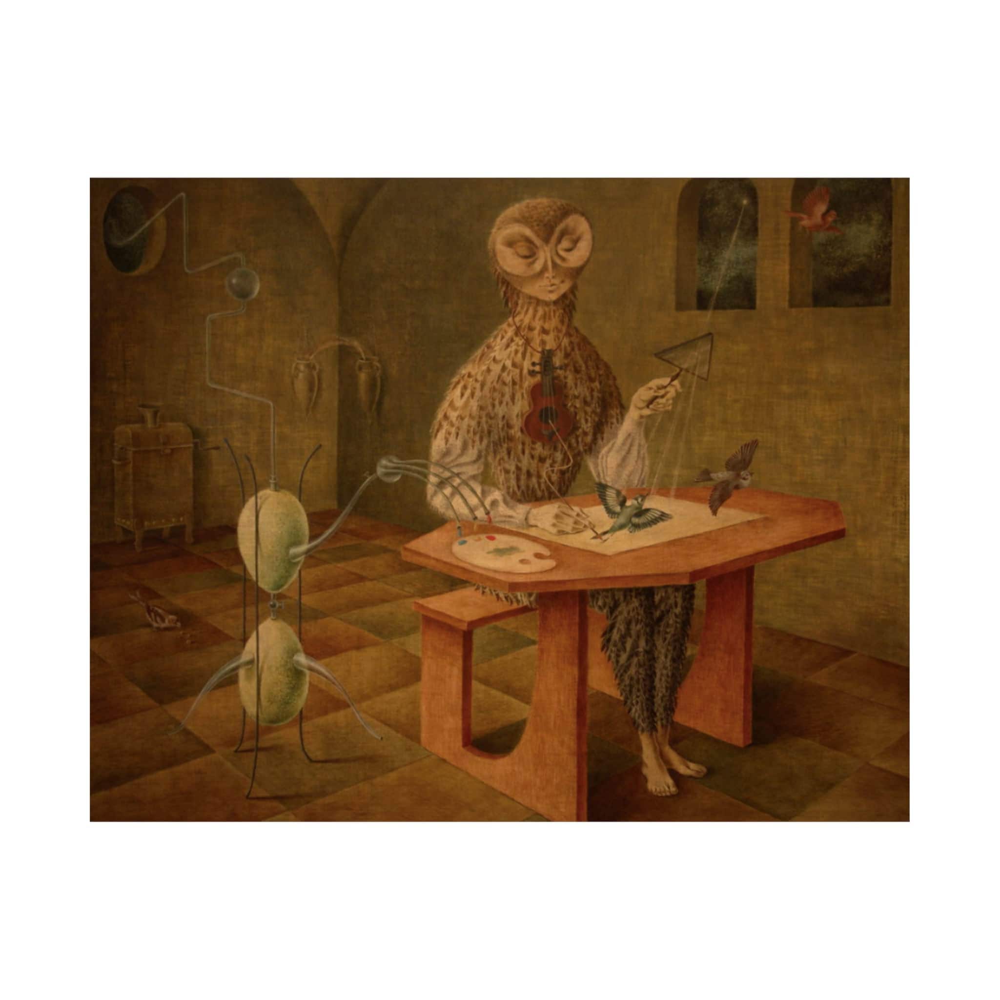 Creation of the Birds by Remedios Varo Art Print - Surrealist Masterpiece - Unique Wall Art