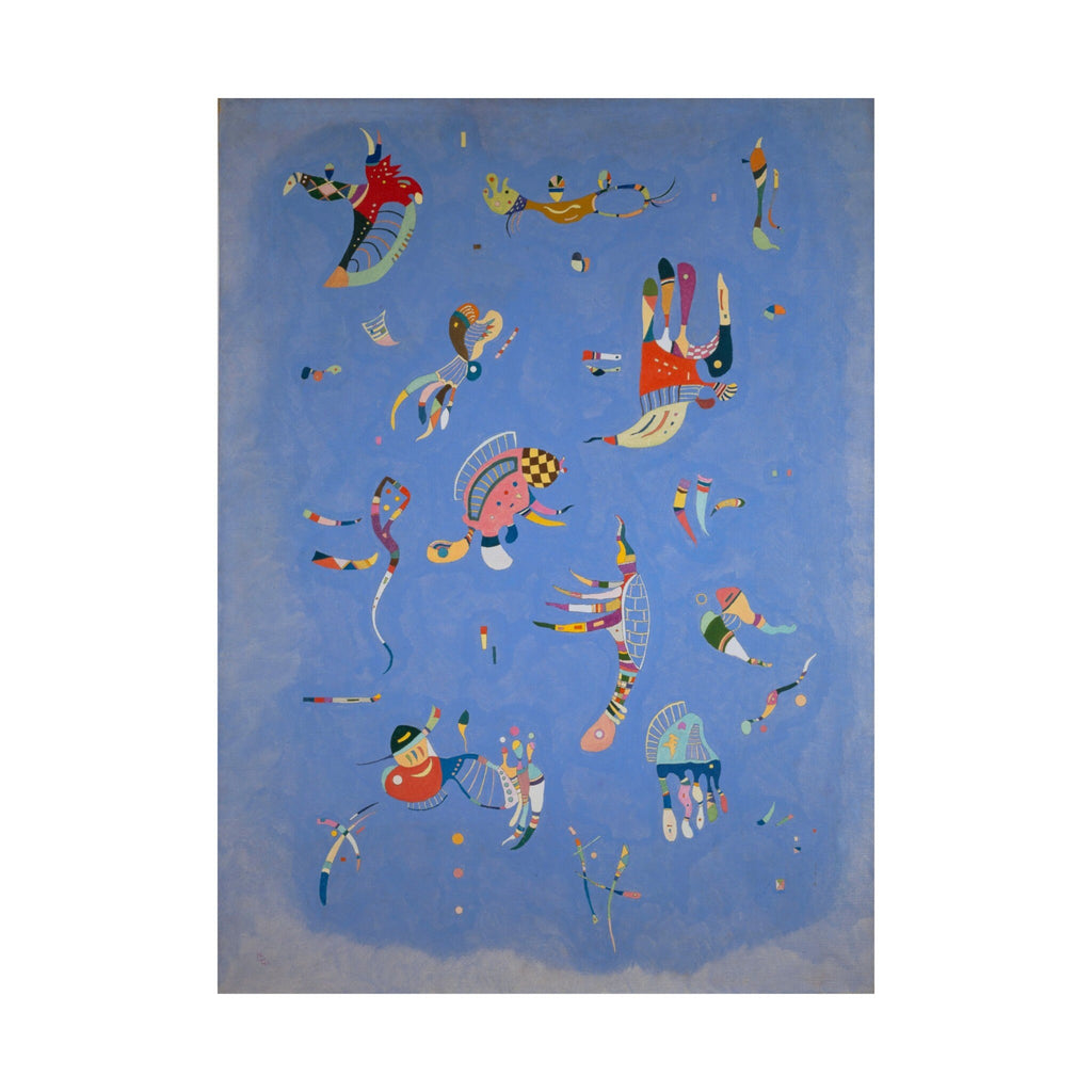Blue Sky by Wassily Kandinsky Art Print, Abstract Poster, Modern Home Decor, Contemporary Painting