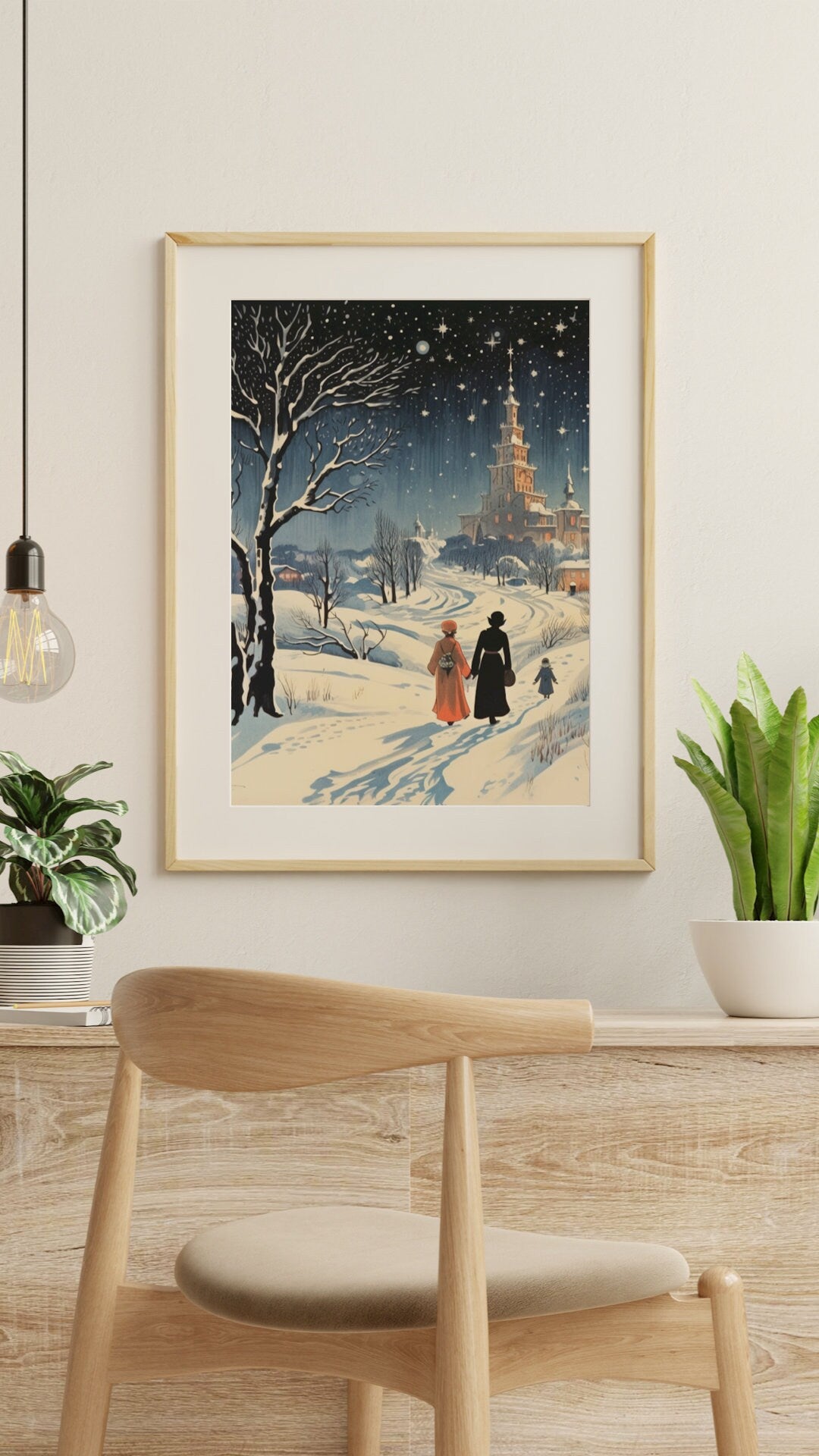 Art Illustration Doctor Zhivago Pasternak Russian literature - Instant Download