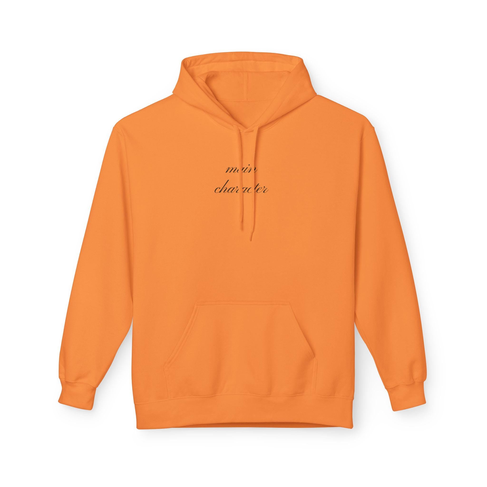 Main Character Hoodie - Elegant Unisex Fleece Hoodie for Teens & Adults - Perfect Gift for Friends and Siblings