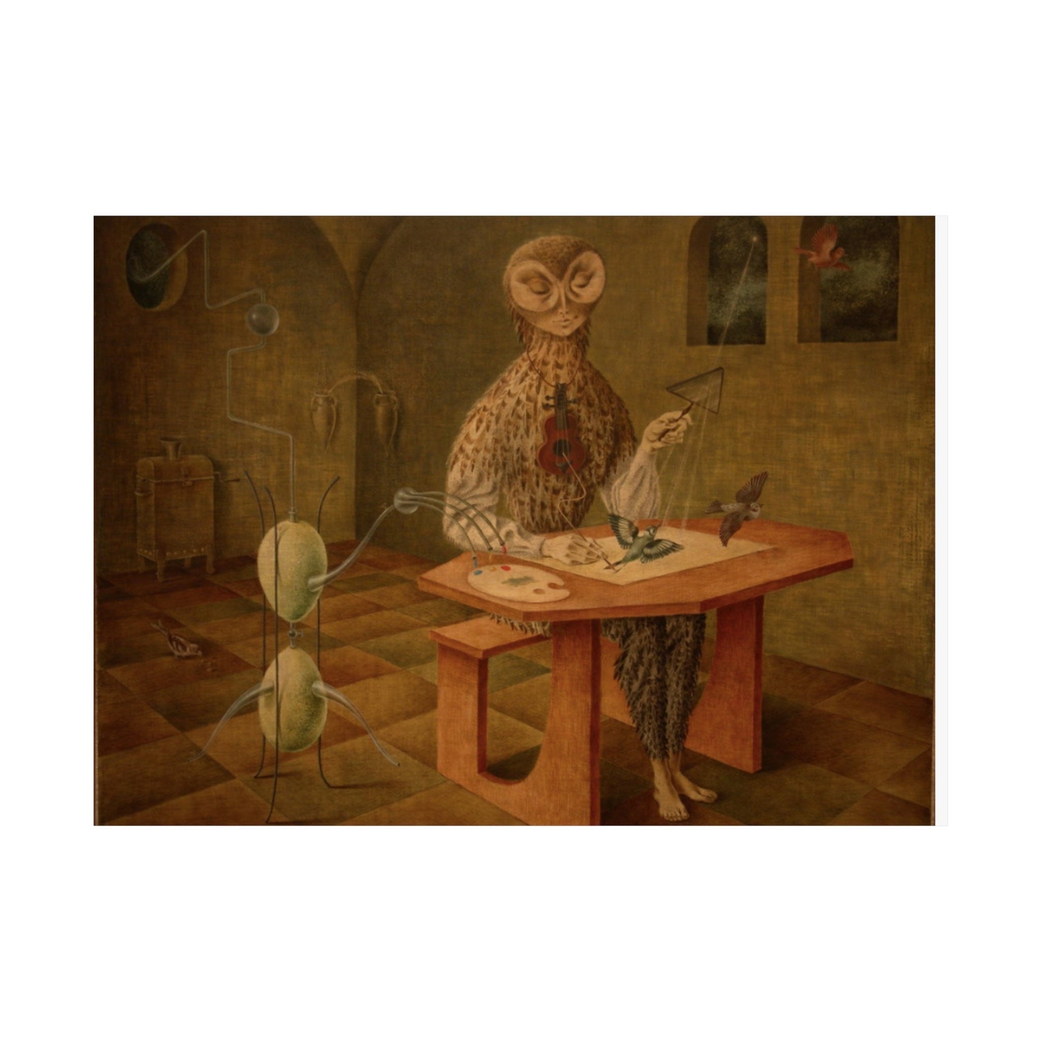 Creation of the Birds by Remedios Varo Art Print - Surrealist Masterpiece - Unique Wall Art