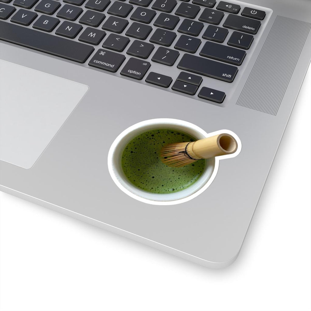 Matcha Whisk Vinyl Sticker | Realistic Matcha Tea Decal for Laptop, Water Bottle & Journal