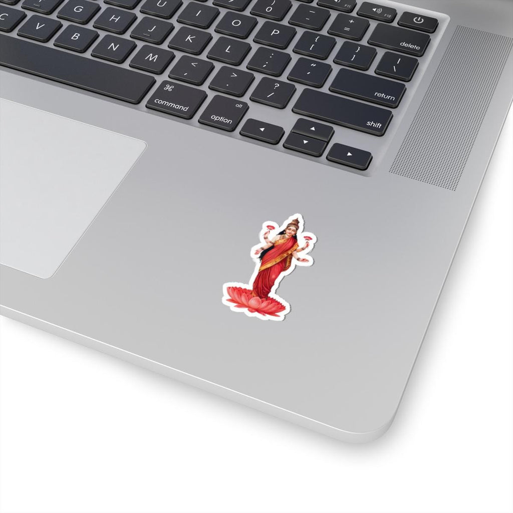 Lakshmi Hindu Goddess Decal Sticker, Perfect for Laptop and Water Bottle, Great Gift