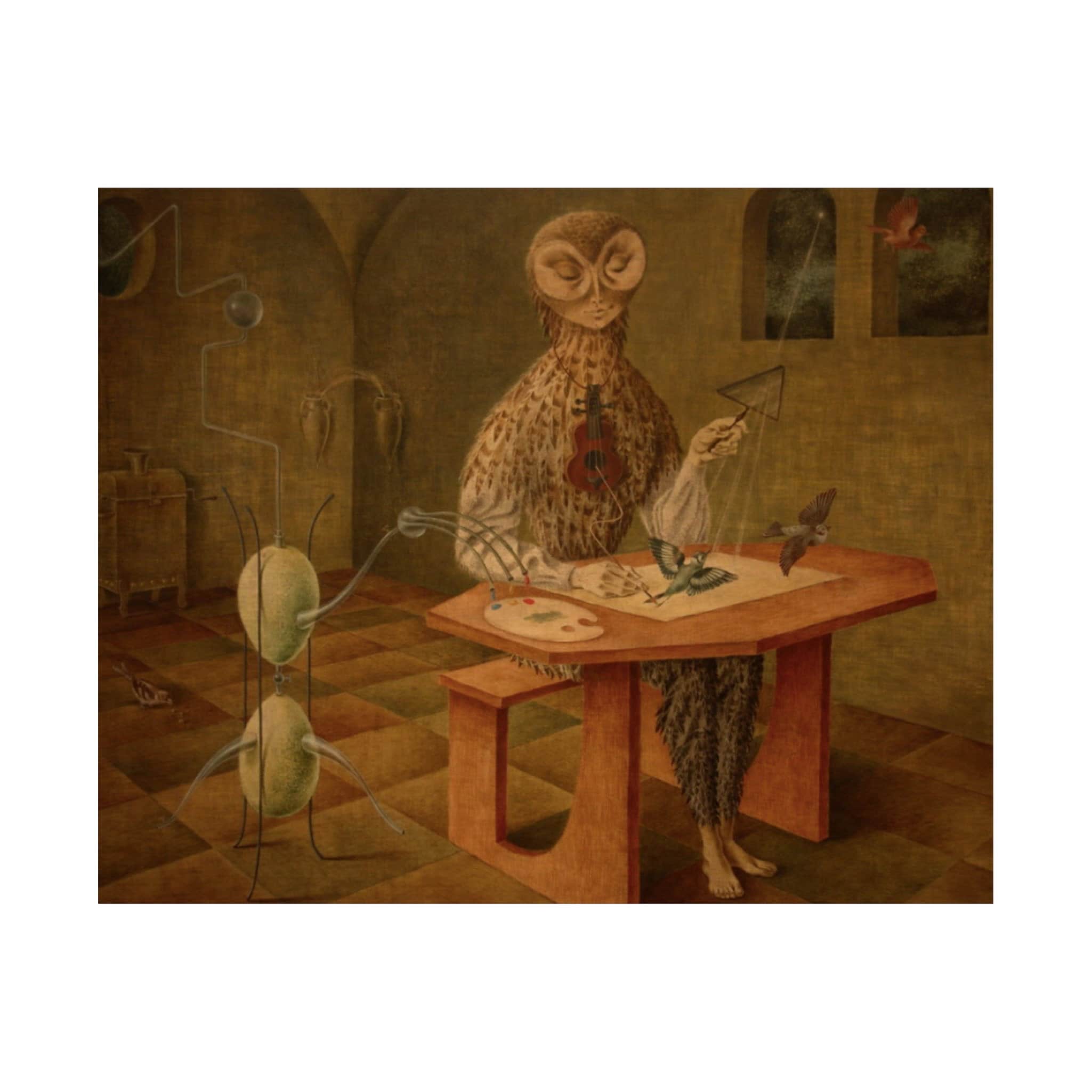 Creation of the Birds by Remedios Varo Art Print - Surrealist Masterpiece - Unique Wall Art