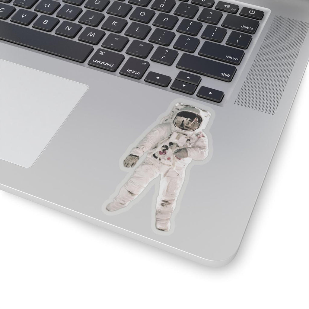 American Astronaut Sticker - Space Enthusiast Gift, Cosmic Decor, Outer Space Laptop Decal, NASA Theme Vinyl Sticker
