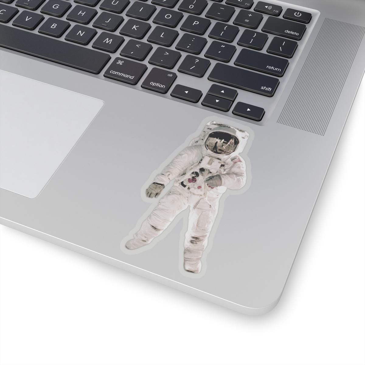American Astronaut Sticker - Space Enthusiast Gift, Cosmic Decor, Outer Space Laptop Decal, NASA Theme Vinyl Sticker