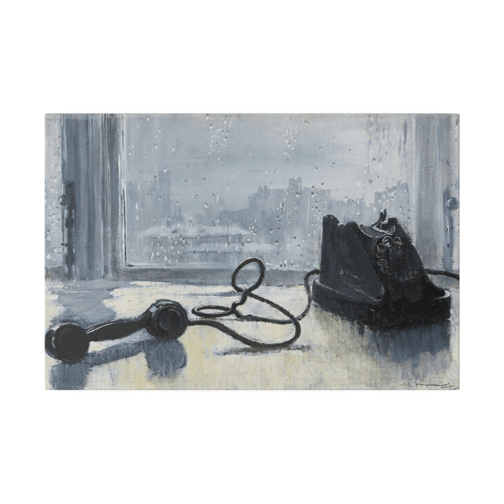 Soviet Art Canvas Print, Waiting by Yuri Pimenov, Iconic Socialist Realism Art for Home Decor