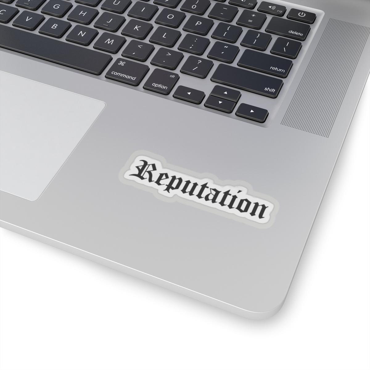 Reputation Sticker, Cool Decal for Fans, Perfect for Water Bottles, Laptops, and More, Great Gift for Swifties