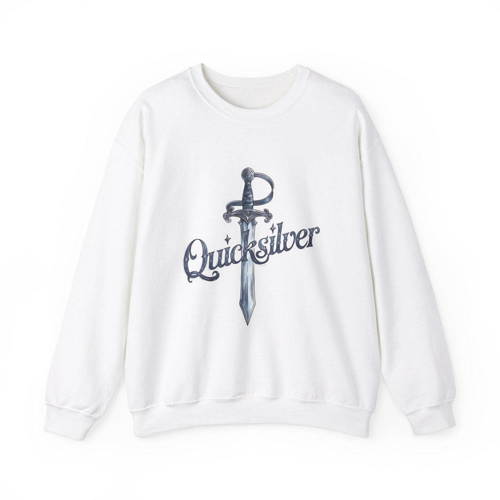 Quicksilver Sword Sweatshirt - Watercolor Book-Inspired Unisex Crewneck - Fae & Alchemy Gift for Book Lovers