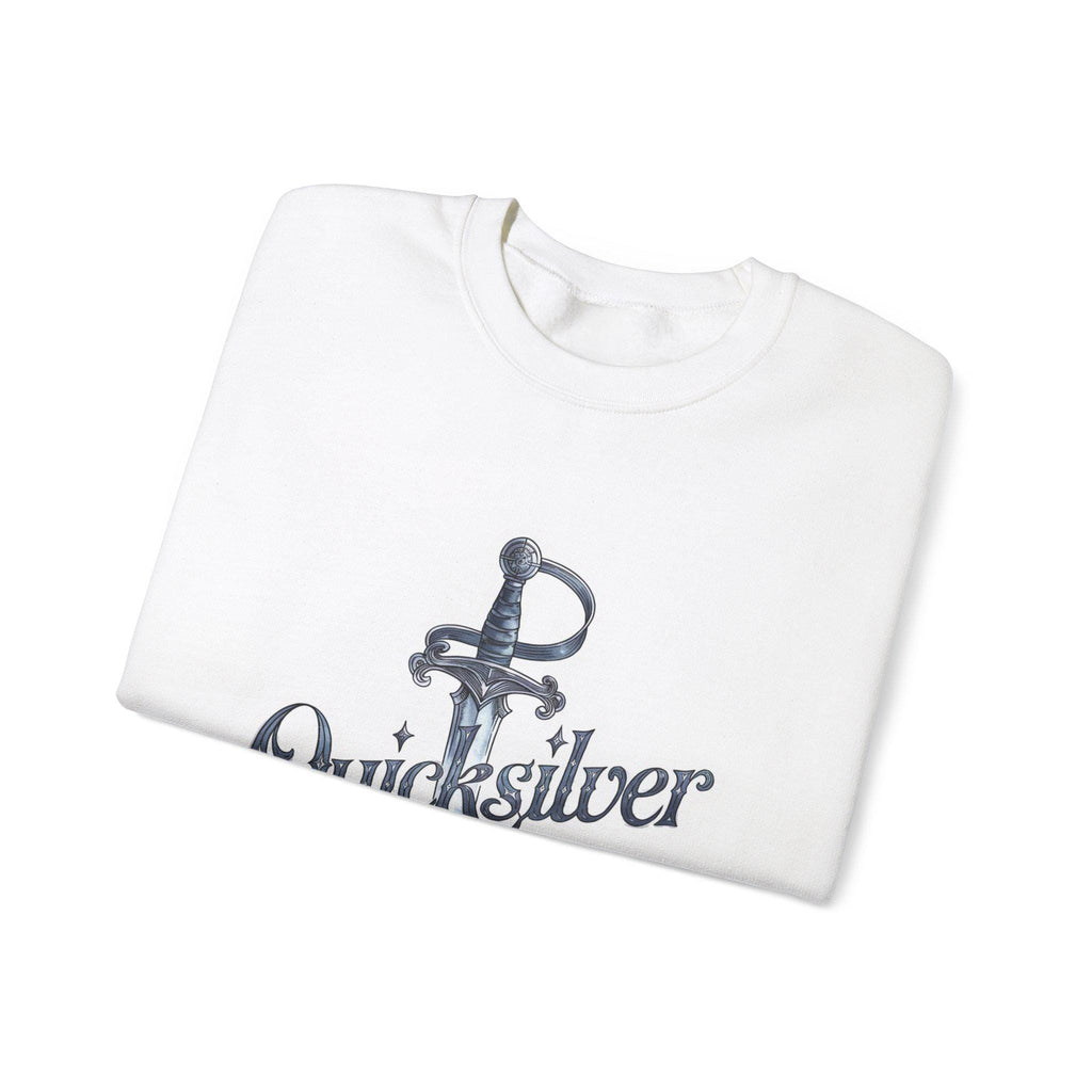 Quicksilver Sword Sweatshirt - Watercolor Book-Inspired Unisex Crewneck - Fae & Alchemy Gift for Book Lovers
