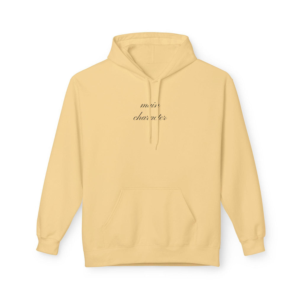 Main Character Hoodie - Elegant Unisex Fleece Hoodie for Teens & Adults - Perfect Gift for Friends and Siblings