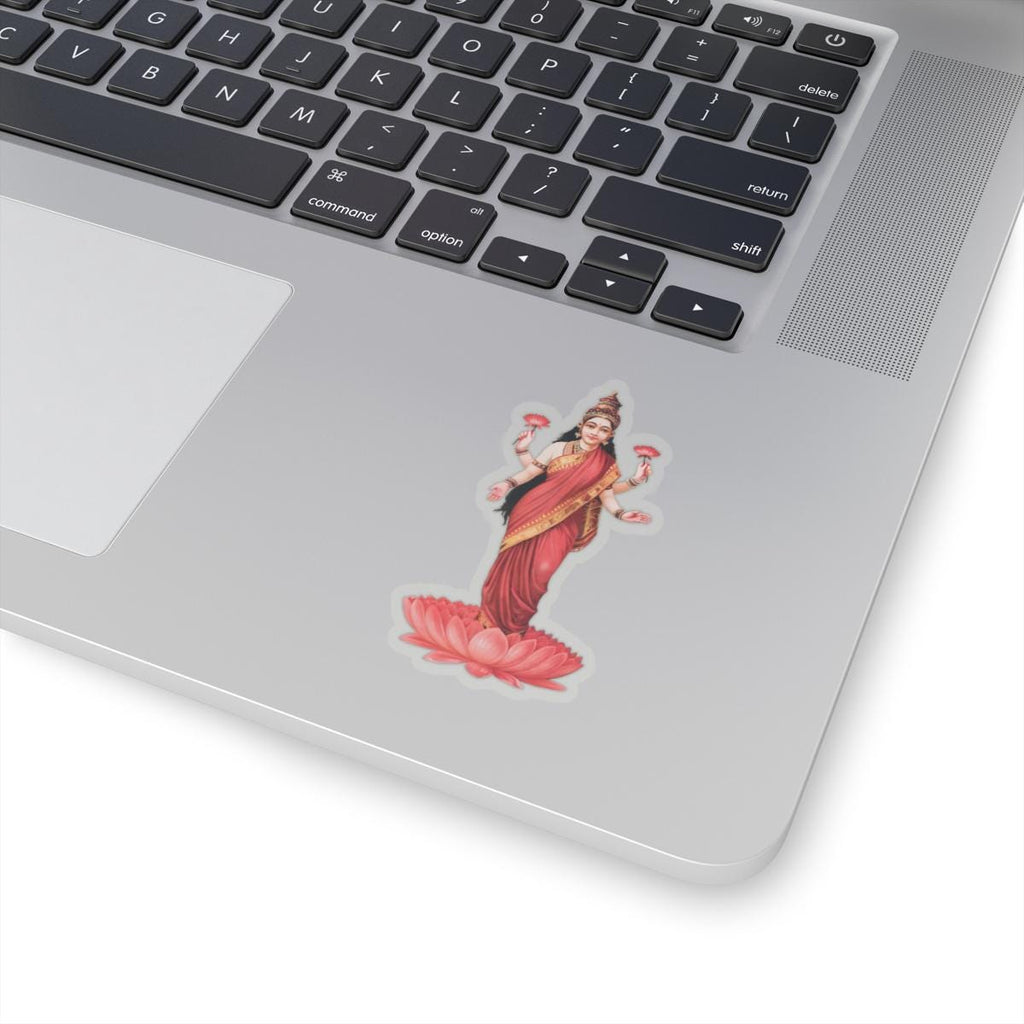Lakshmi Hindu Goddess Decal Sticker, Perfect for Laptop and Water Bottle, Great Gift