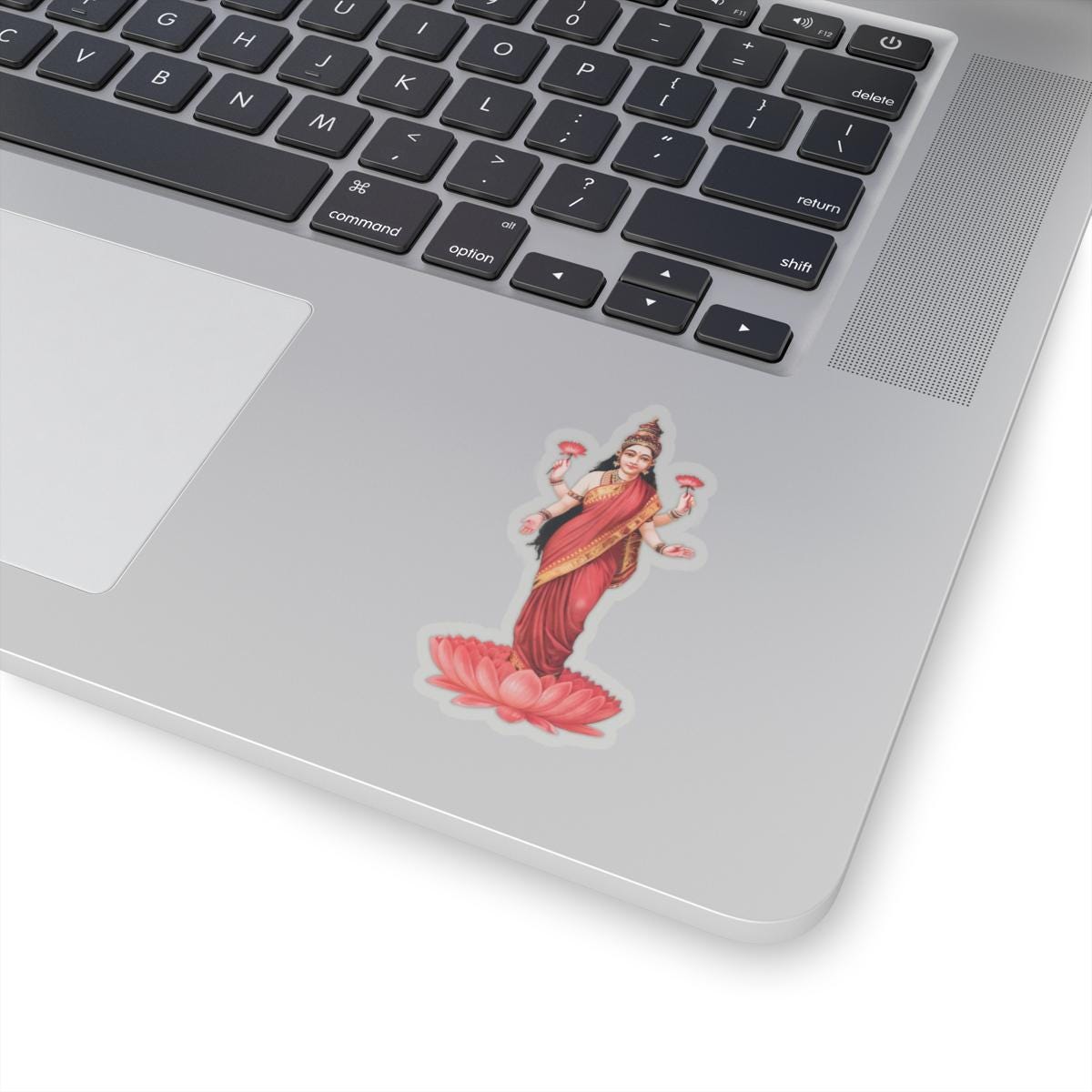 Lakshmi Hindu Goddess Decal Sticker, Perfect for Laptop and Water Bottle, Great Gift