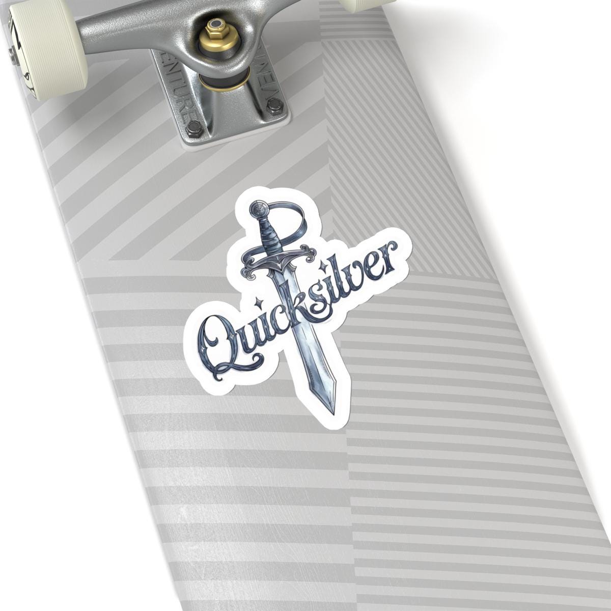 Quicksilver Sticker, Book by Callie Hart, Sword Decal, Gift for Fae & Alchemy Fans, Perfect Present for Book Lovers