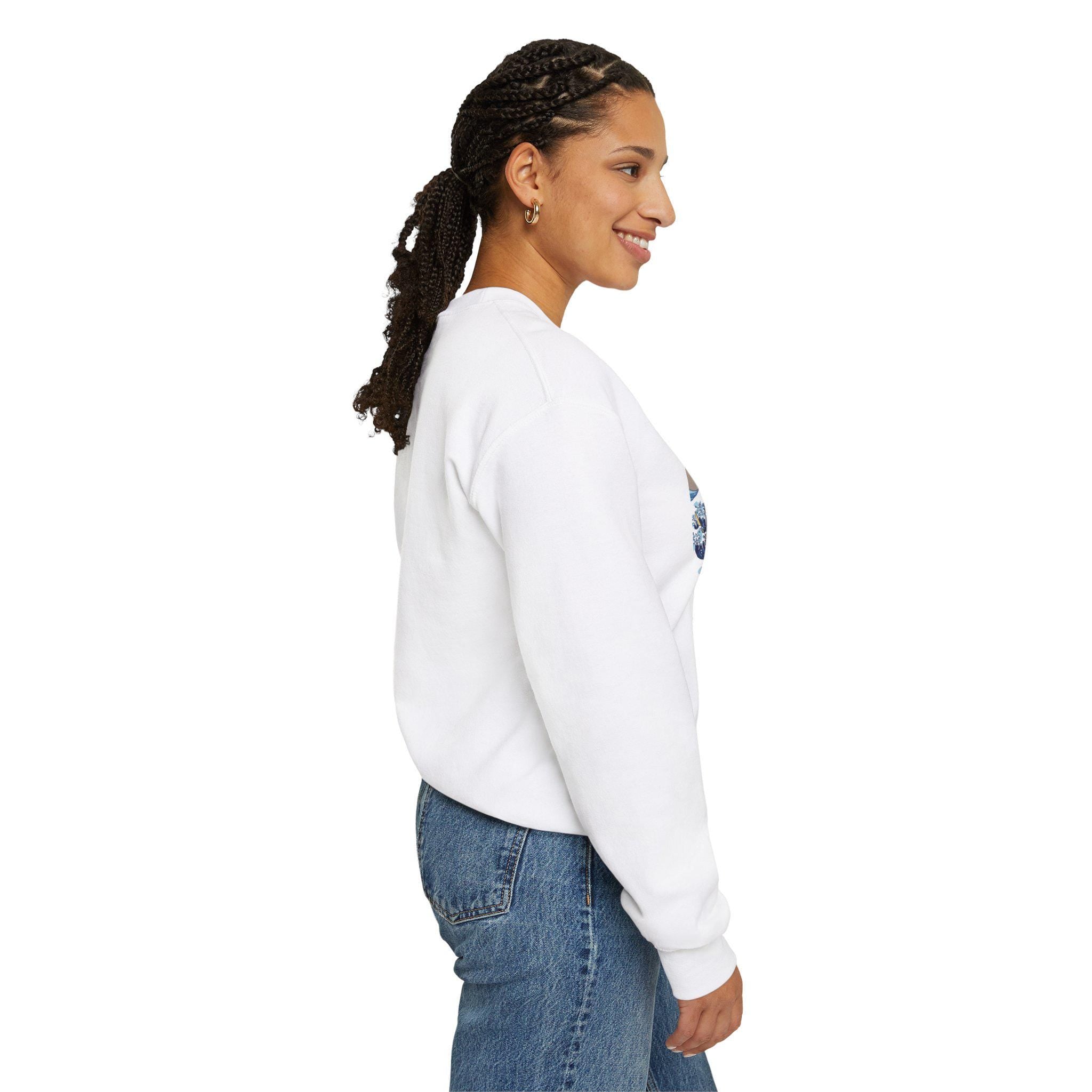 Ride the Wave Hoodie, Vintage Japanese Art 'The Great Wave' Design, Motivational Streetwear, Cozy Heavy Blend Sweatshirt
