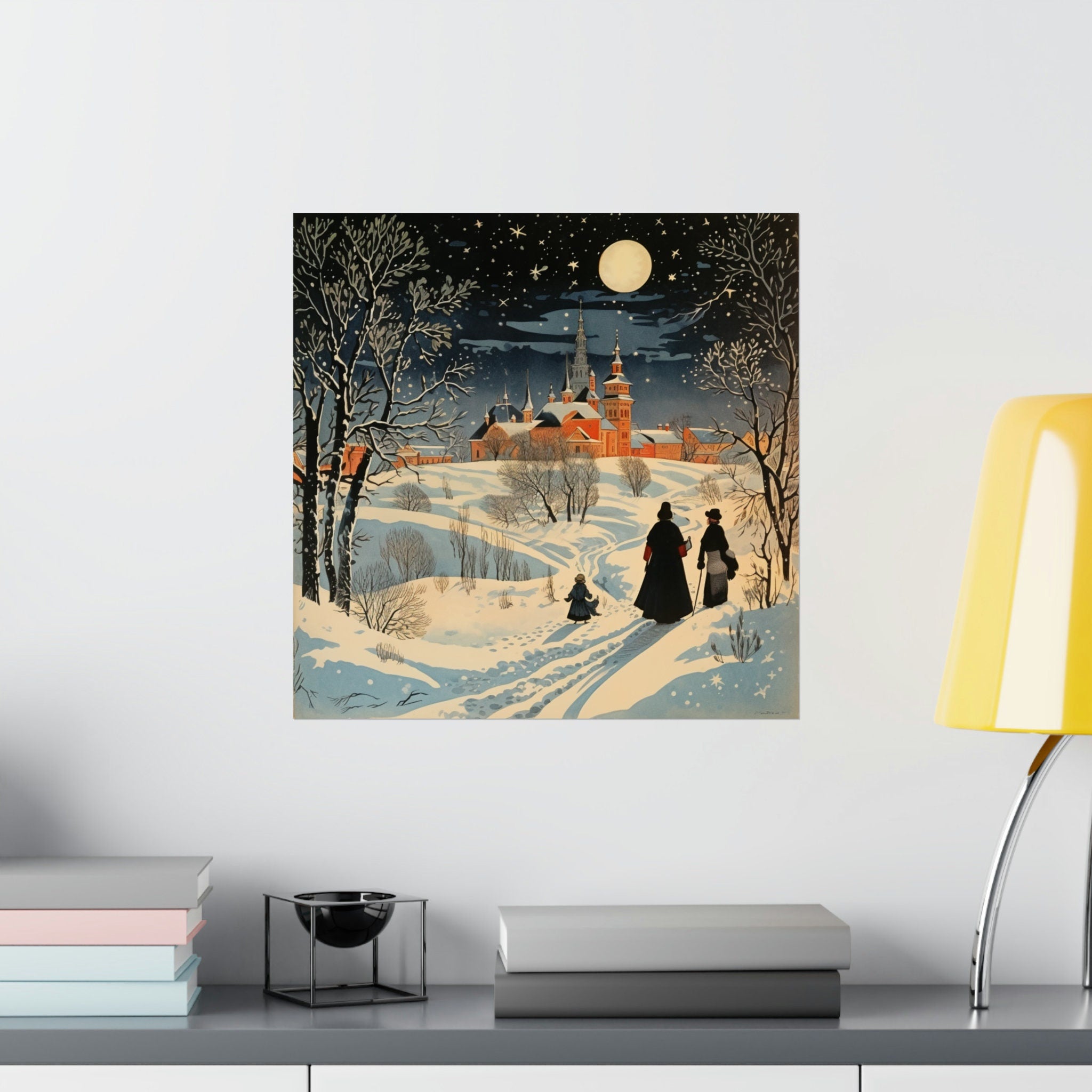 Art Illustration Poster Inspired by Doctor Zhivago by Boris Pasternak Literary Art Home Decor for Readers