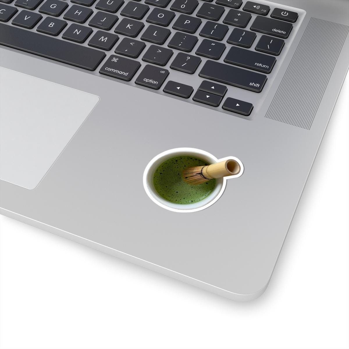 Matcha Whisk Vinyl Sticker | Realistic Matcha Tea Decal for Laptop, Water Bottle & Journal