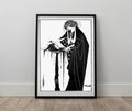 Aubrey Beardsley The Dancer's Reward Print, Art Nouveau Masterpiece, Elegant Matte Poster