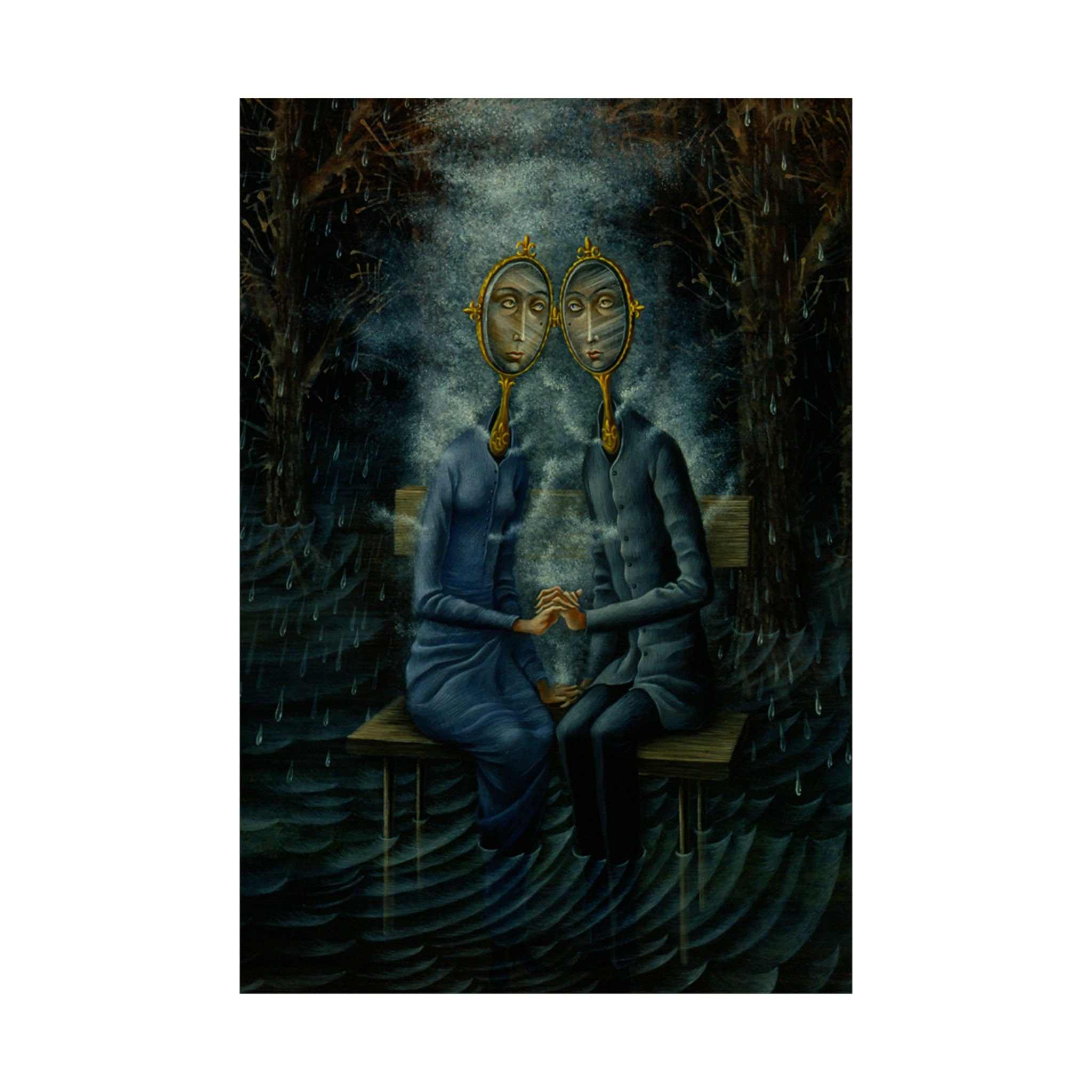 Fine Art Print, Remedios Varo The Lovers, Surrealist Poster, Vintage Masterpiece, Wall Decor