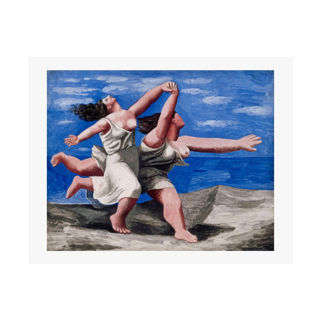 Pablo Picasso 'Two Women Running on the Beach (The Race)' Print, Vibrant Modern Art, Ideal Gift for Art Lovers