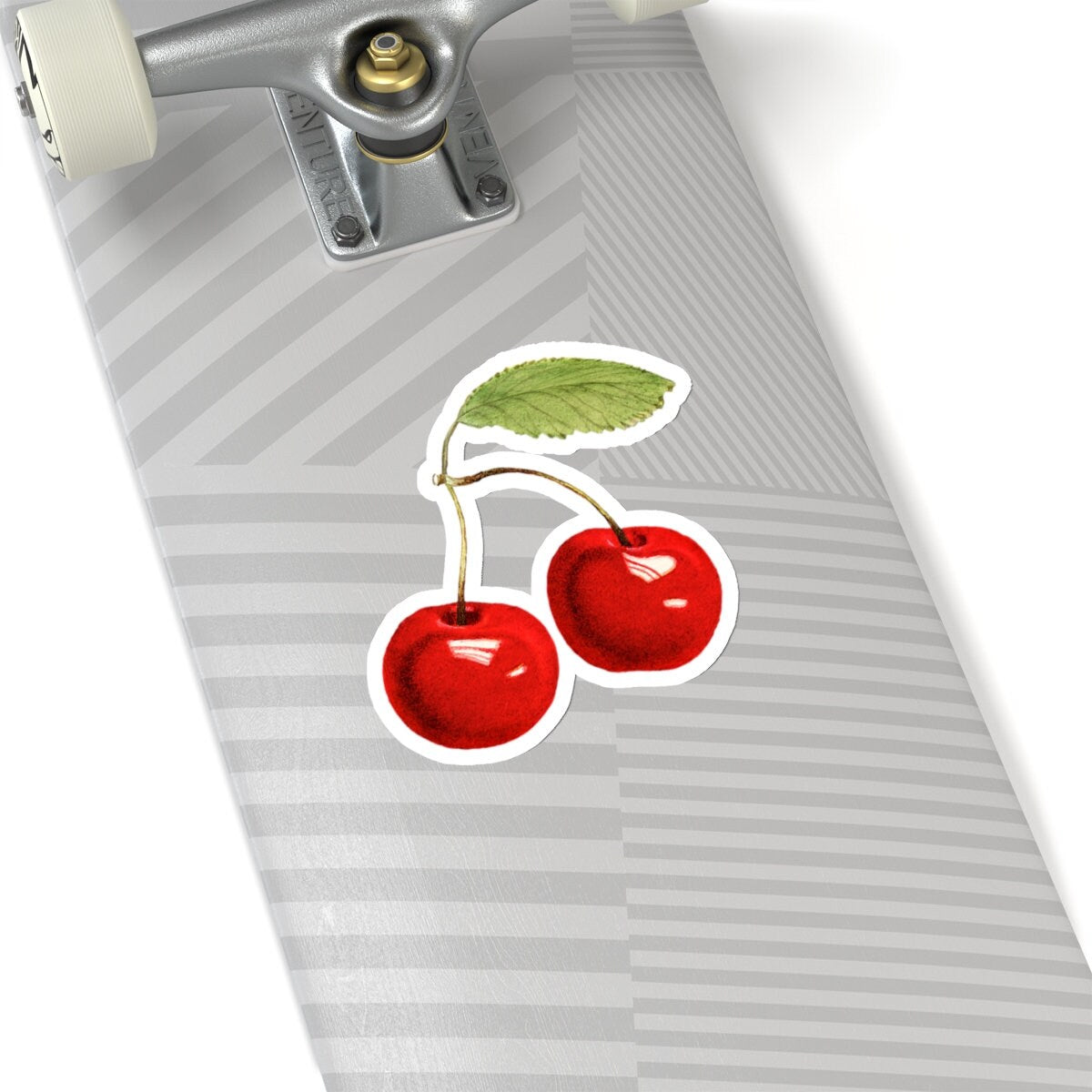 Vintage Red Cherries Botanical Vinyl Sticker – USDA Fruit Art