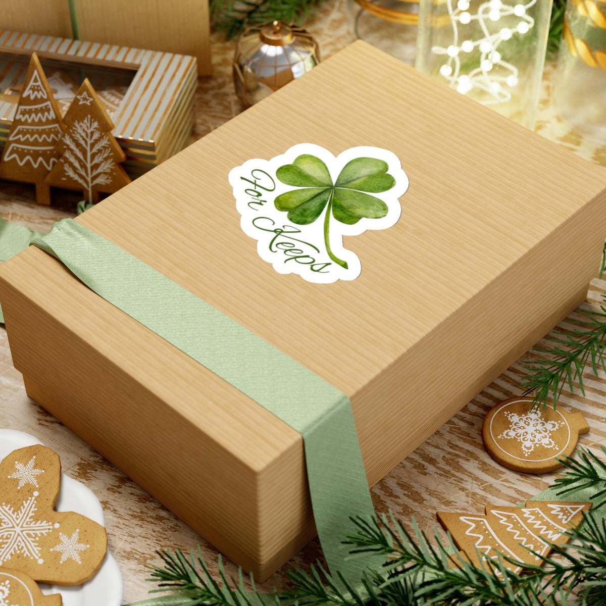 Lucky Clover Stickers For Keeps inspired by Boys of Tommen, Ireland, Cork, Friends-to-lovers, Binding 13, St Patricks Day, Literary Decal