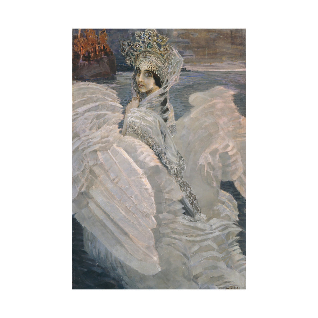 Swan Princess by Mikhail Vrubel, Russian Art Nouveau Poster