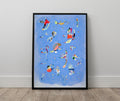 Blue Sky by Wassily Kandinsky Art Print, Abstract Poster, Modern Home Decor, Contemporary Painting
